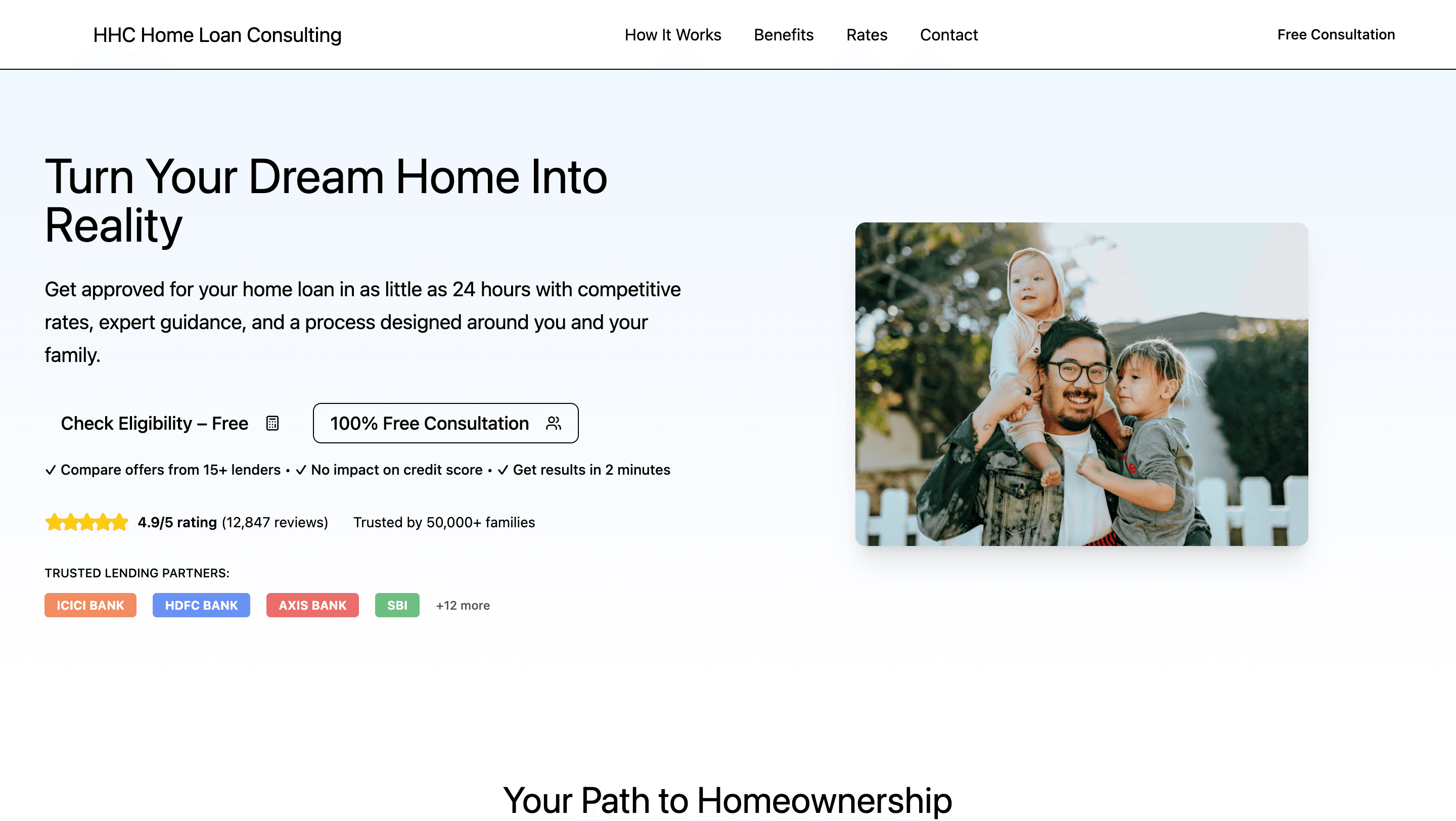 HHC Home Loan Consulting project preview